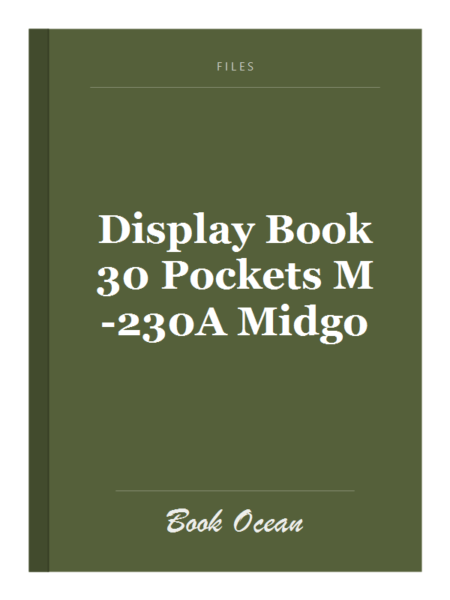 Display Book 30 Pockets M-230A Midgo