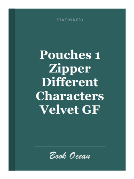 Pouches 1 Zipper Different Characters Velvet GF