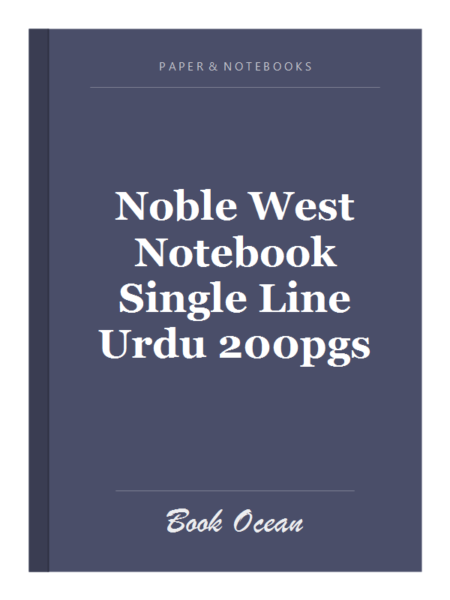 Noble West Notebook Single Line Urdu 200pgs