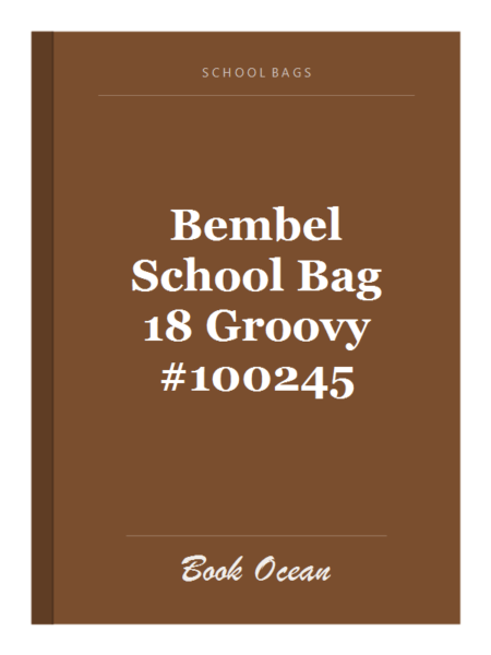 Bembel School Bag 18 Groovy #100245