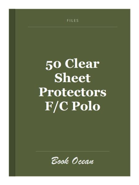 50 Clear Sheet Protectors F/C Polo