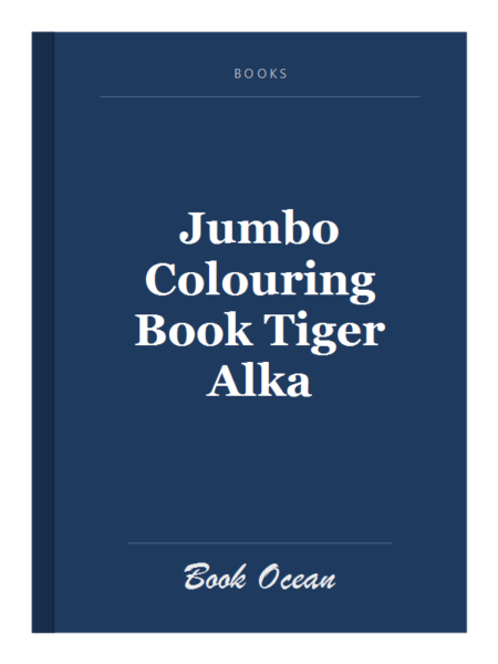 Jumbo Colouring Book Tiger Alka