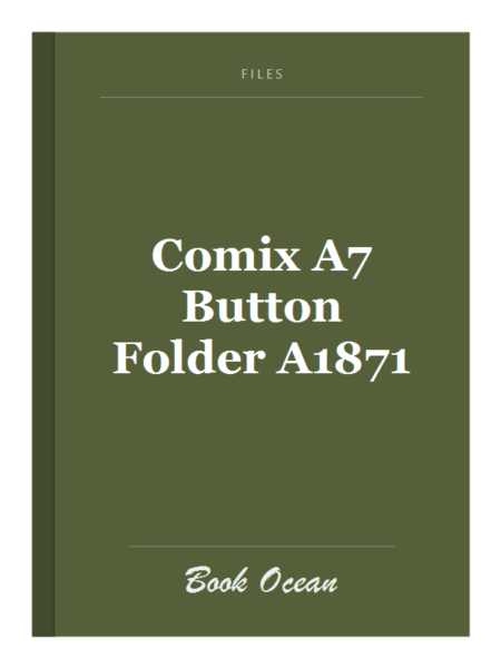 Comix A7 Button Folder A1871