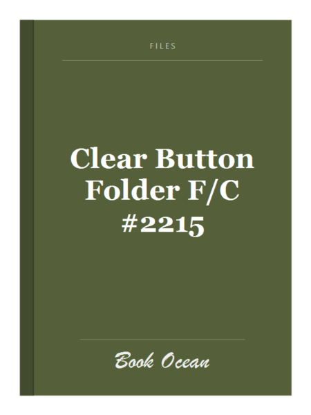 Clear Button Folder F/C #2215