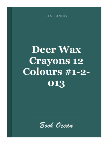 Deer Wax Crayons 12 Colours #1-2-013