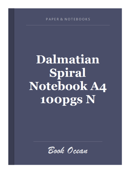 Dalmatian Spiral Notebook A4 100pgs N