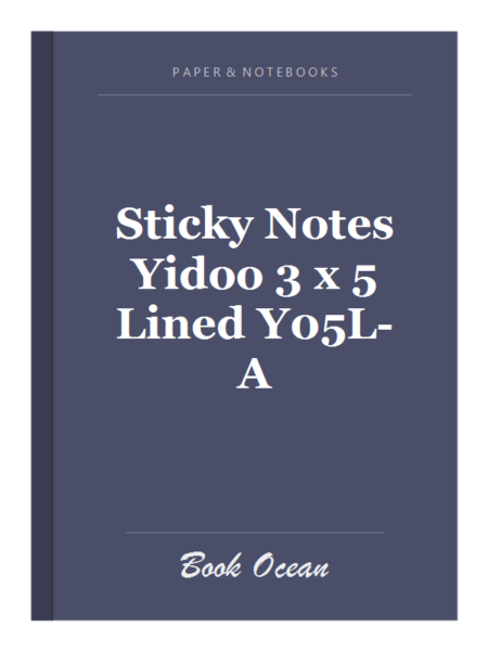 Sticky Notes Yidoo 3 x 5 Lined Y05L-A