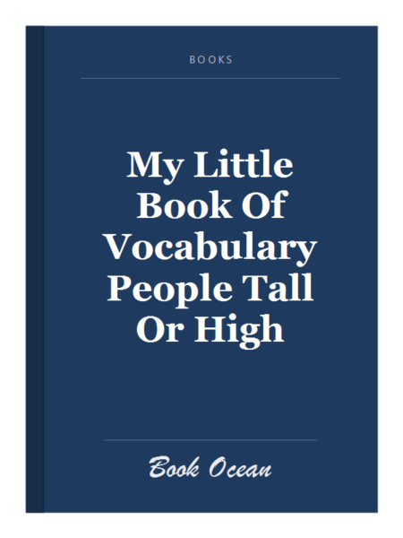 My Little Book Of Vocabulary People Tall Or High