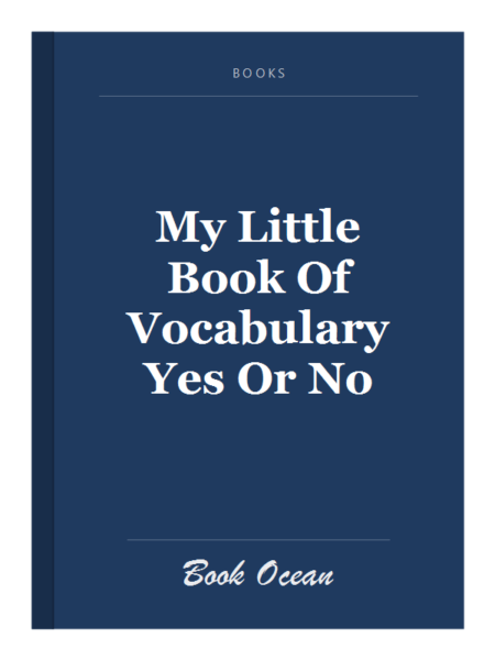 My Little Book Of Vocabulary Yes Or No