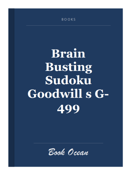 Brain Busting Sudoku Goodwill s G-499