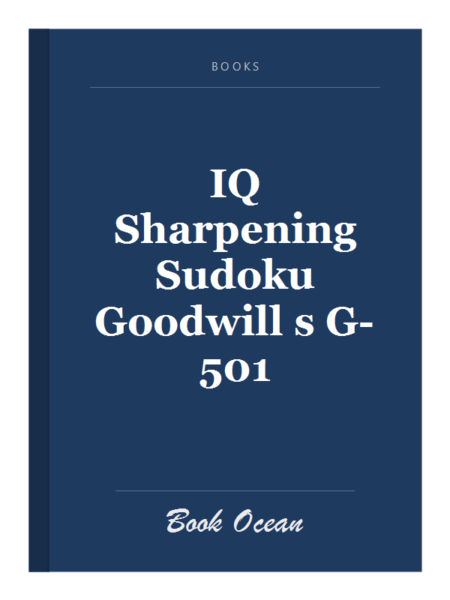 IQ Sharpening Sudoku Goodwill s G-501