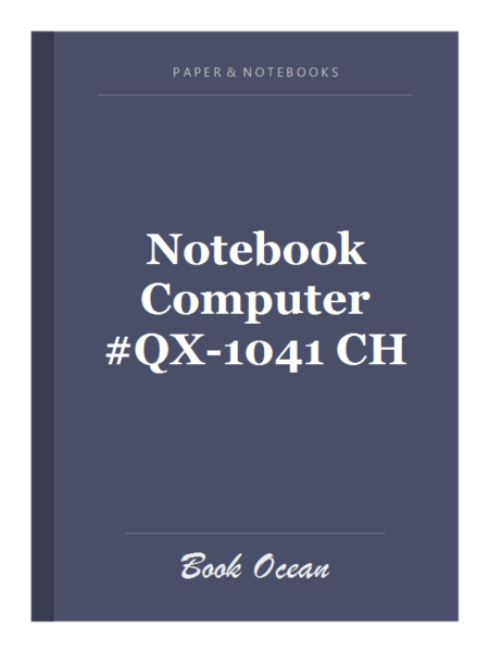 Notebook Computer #QX-1041 CH