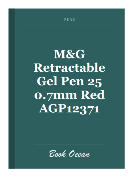 M&G Retractable Gel Pen 25 0.7mm Red AGP12371