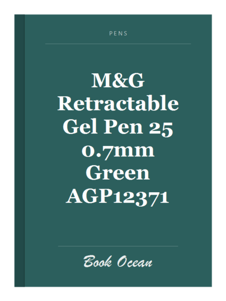 M&G Retractable Gel Pen 25 0.7mm Green AGP12371