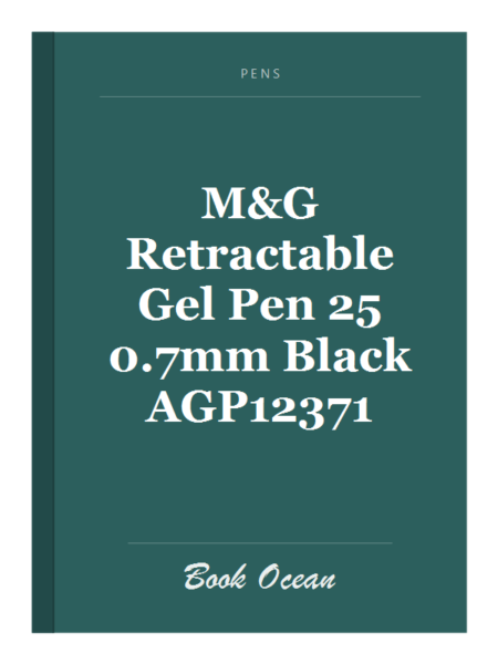 M&G Retractable Gel Pen 25 0.7mm Black AGP12371