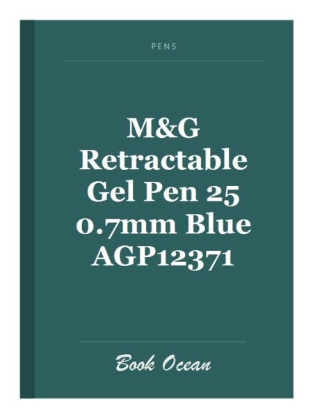 M&G Retractable Gel Pen 25 0.7mm Blue AGP12371