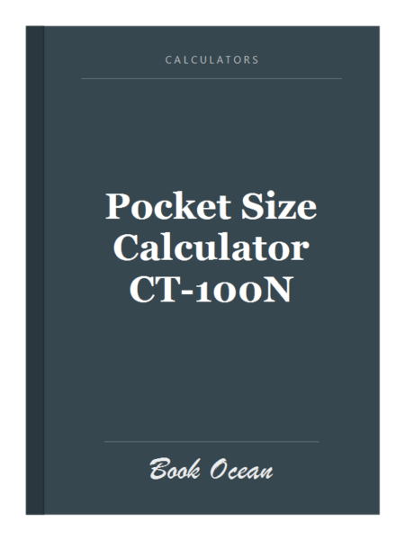 Pocket Size Calculator CT-100N