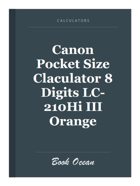 Canon Pocket Size Claculator 8 Digits LC-210Hi III Orange