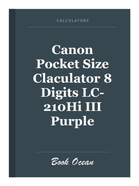 Canon Pocket Size Claculator 8 Digits LC-210Hi III Purple