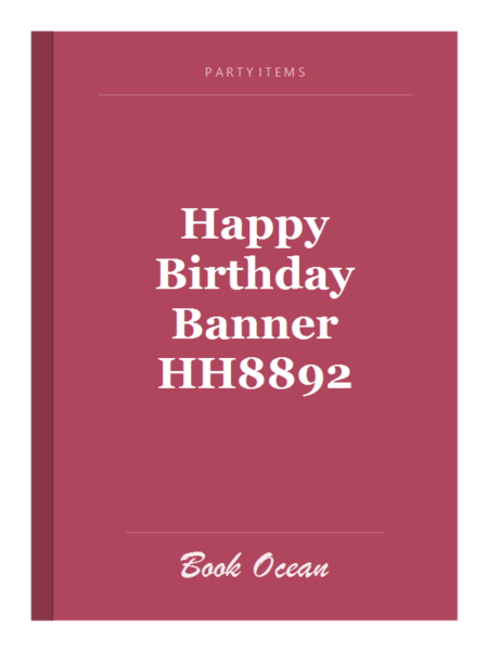 Happy Birthday Banner HH8892