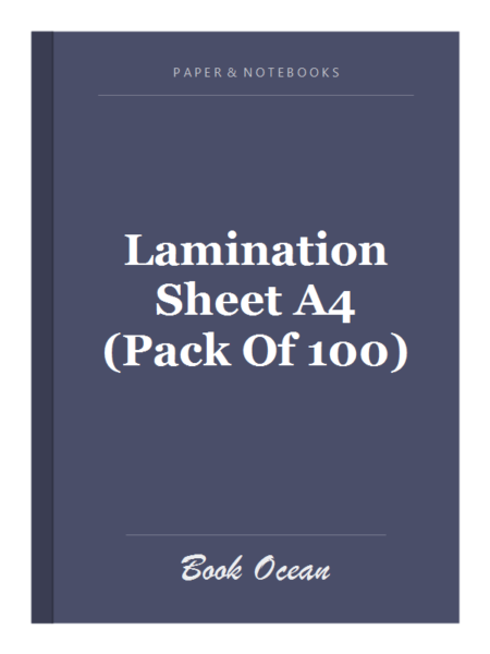 Lamination Sheet A4 (Pack Of 100)