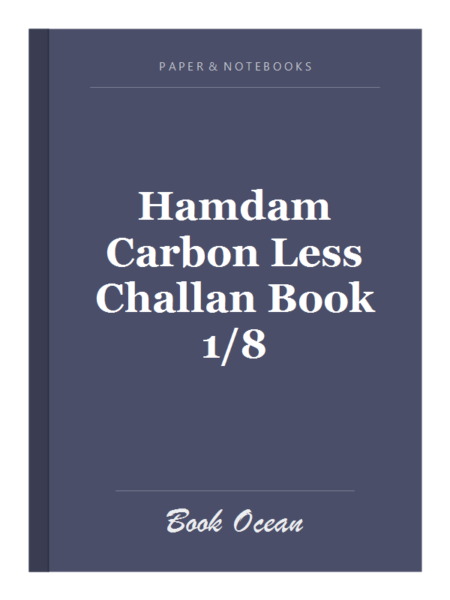 Hamdam Carbon Less Challan Book 1/8