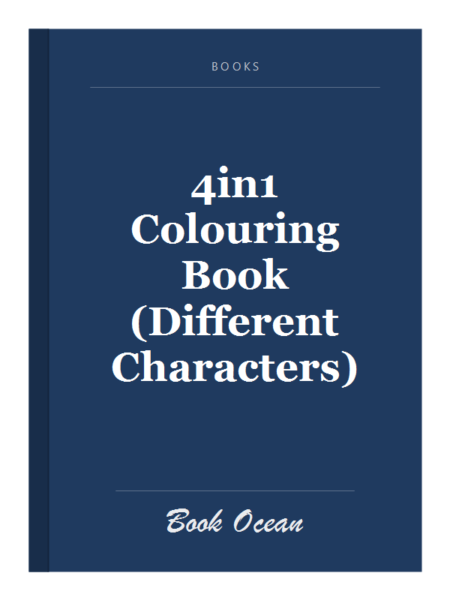 4in1 Colouring Book (Different Characters)