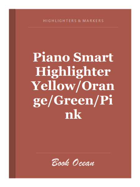 Piano Smart Highlighter Yellow/Orange/Green/Pink