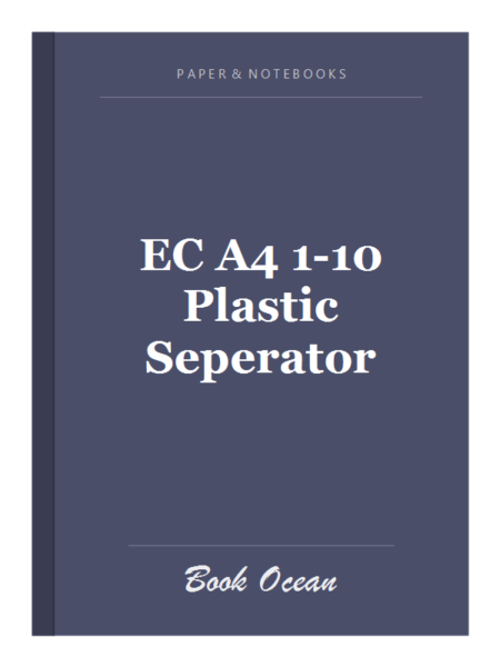 EC A4 1-10 Plastic Seperator