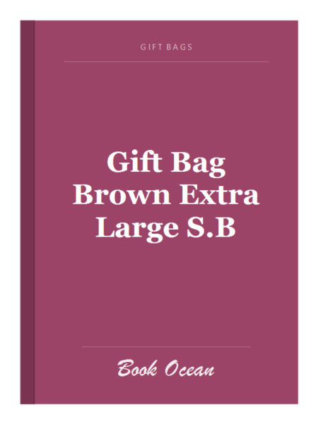 Gift Bag Brown Extra Large S.B
