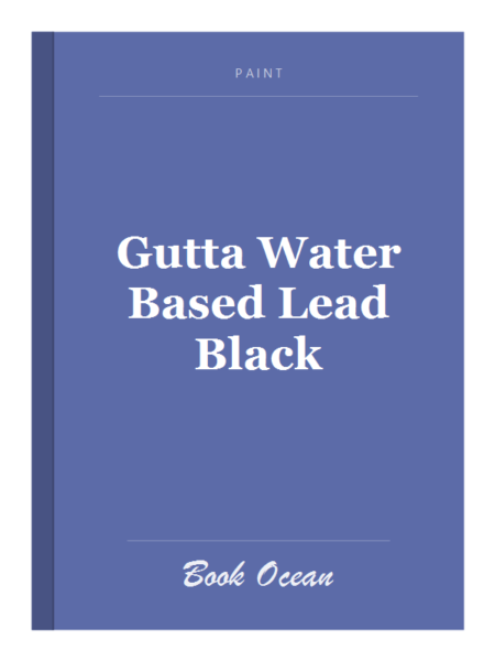 Gutta Water Based Lead Black