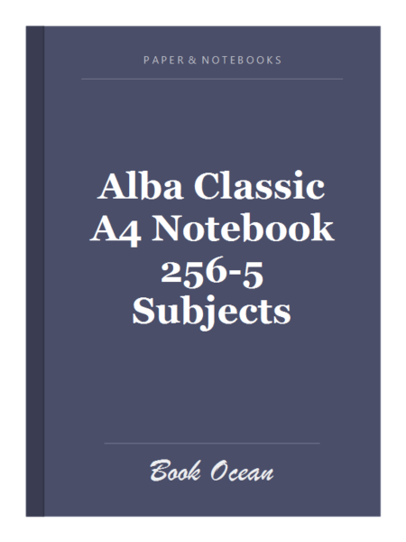 Alba Classic A4 Notebook 256-5 Subjects