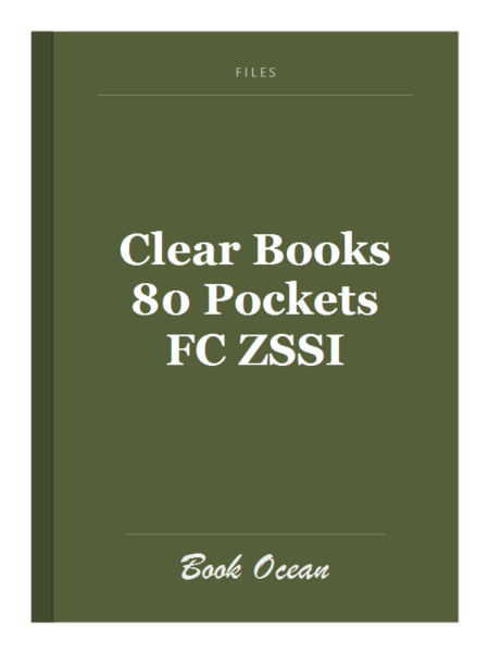 Clear Books 80 Pockets FC ZSSI