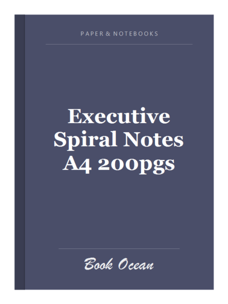 Executive Spiral Notes A4 200pgs