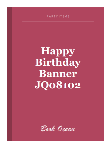 Happy Birthday Banner JQ08102