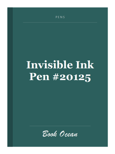 Invisible Ink Pen #20125