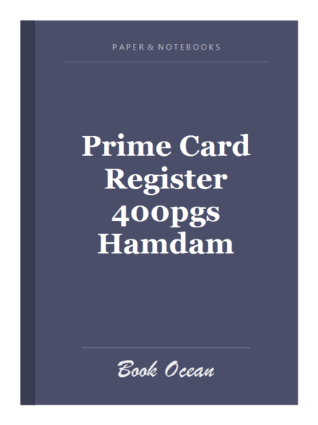 Prime Card Register 400pgs Hamdam