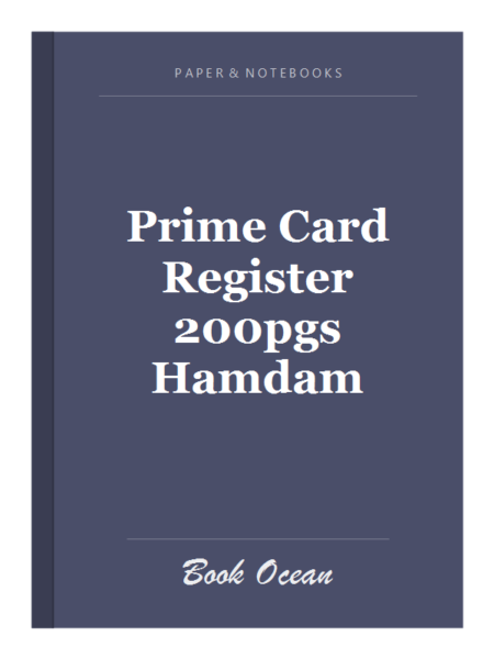 Prime Card Register 200pgs Hamdam