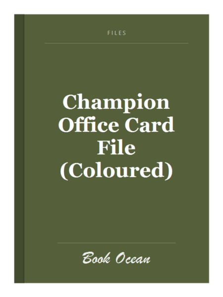 Champion Office Card File (Coloured)