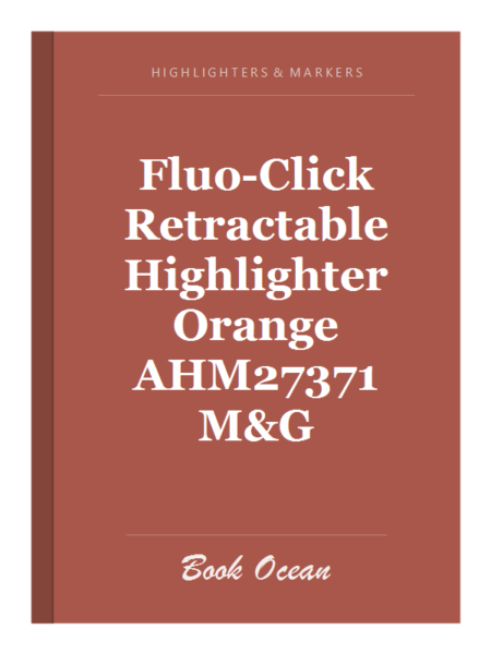 Fluo-Click Retractable Highlighter Orange AHM27371 M&G