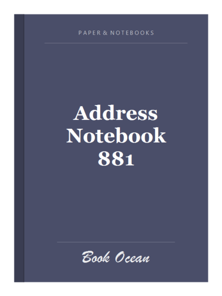 Address Notebook 881