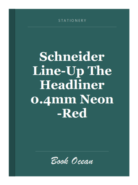 Schneider Line-Up The Headliner 0.4mm Neon-Red