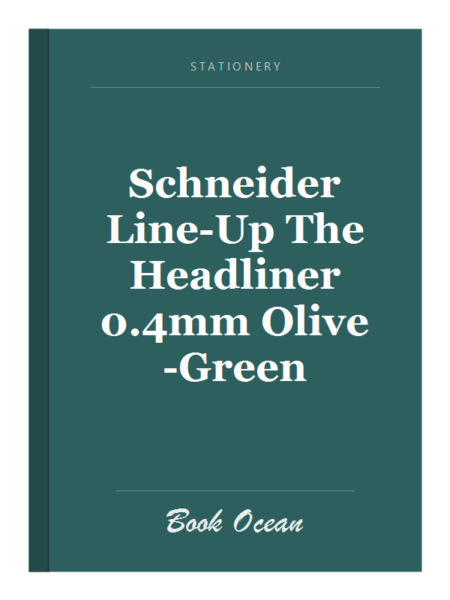 Schneider Line-Up The Headliner 0.4mm Olive-Green