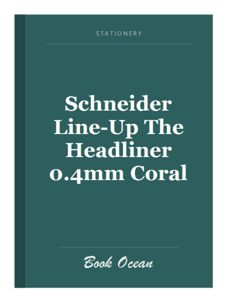 Schneider Line-Up The Headliner 0.4mm Coral