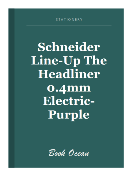 Schneider Line-Up The Headliner 0.4mm Electric-Purple