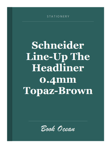 Schneider Line-Up The Headliner 0.4mm Topaz-Brown
