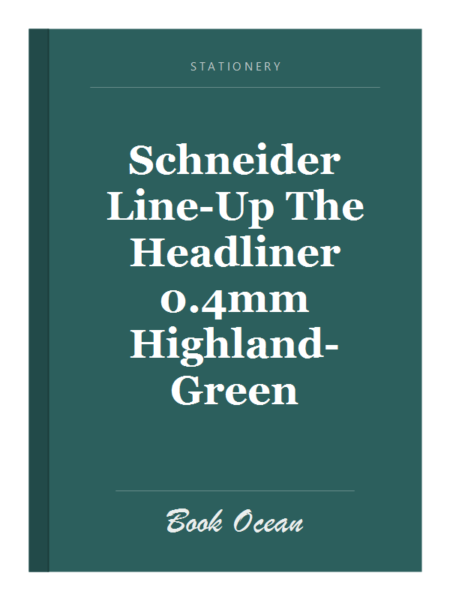 Schneider Line-Up The Headliner 0.4mm Highland-Green