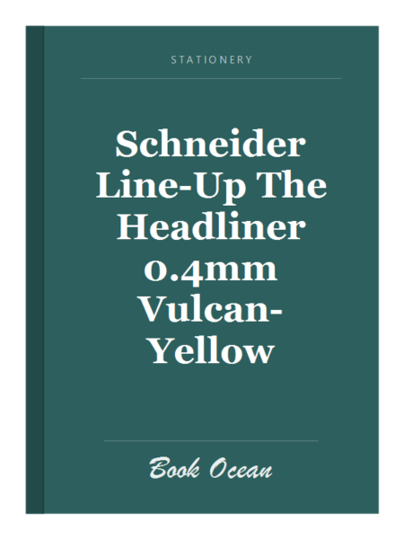 Schneider Line-Up The Headliner 0.4mm Vulcan-Yellow
