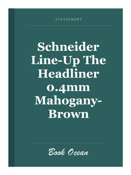 Schneider Line-Up The Headliner 0.4mm Mahogany-Brown