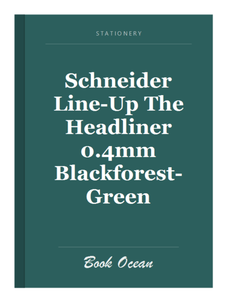 Schneider Line-Up The Headliner 0.4mm Blackforest-Green